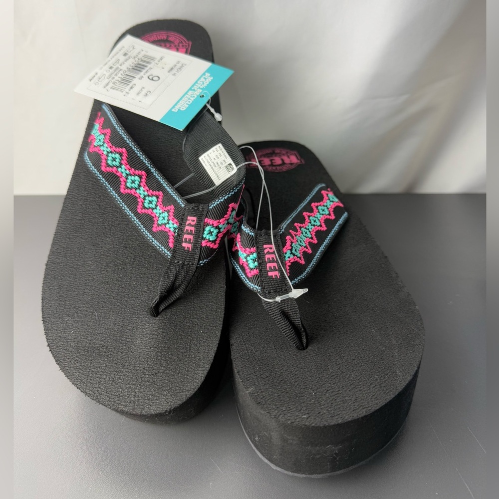 NWT Reef Womens Sandy Hi Black Malibu
